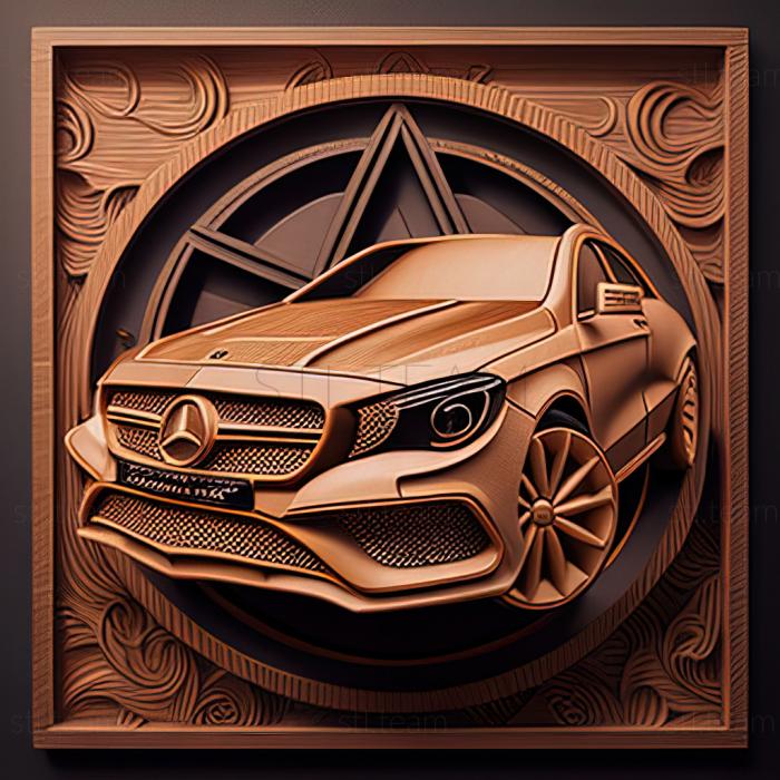 3D model Mercedes Benz CLA (STL)